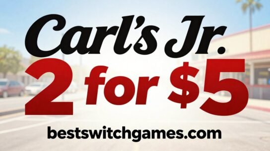 Carl's Jr 2 for $5
