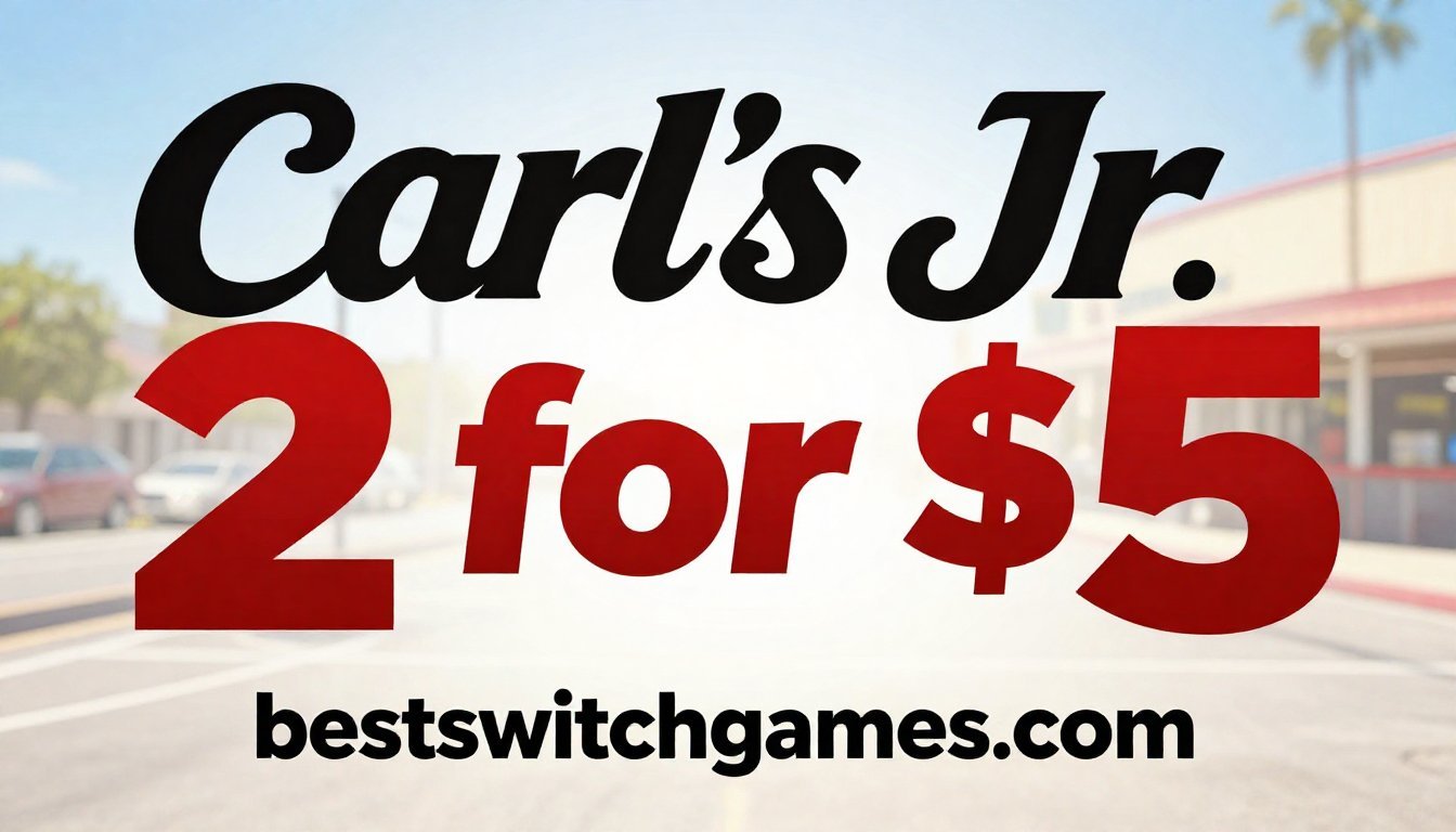 Carl's Jr 2 for $5